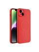 Futerał SILICONE MAG COVER kompatybilny z MagSafe do IPHONE 14 Plus czerwony
