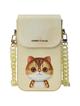 NIMMY torebka na telefon BIG EYED PET 2.0 Cat khaki