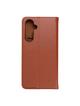 Kabura SMART PRO Book skórzana do SAMSUNG S23 FE brązowy