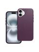 Futerał LEATHER MAG COVER kompatybilny z MagSafe do IPHONE 16 Plus ciemny fioletowy