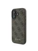 GUESS futerał do IPHONE 16 Plus GUHCP16MG4GFBR (PU 4G Classic) brązowy