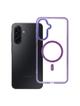Futerał FRAME CLEAR HYBRID MAG COVER kompatybilny z MagSafe do SAMSUNG A17 fioletowy
