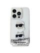KARL LAGERFELD futerał do IPHONE 11 KLHCN61LDHKCNS (Liquid Glitter KC) biały