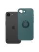 Futerał do iPhone 16e (SE 4 2025) Silicone Ring zielony