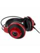 Słuchawki przewodowe nauszne Jack 3,5 mm gamingowe MSI DS501 czerwone