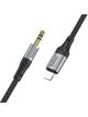 Kabel AUX Lightning do Jack 3,5 mm Hoco 1 m UPA26 czarny