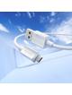 Kabel USB A do Micro USB Hoco 2,4A 1 m X107 biały