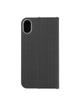 Kabura LUNA Book Carbon do IPHONE XR czarny
