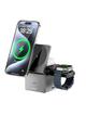WiWU - Ładowarka bezprzewodowa składana 3w1 15W Wi-W030