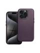 Futerał LEATHER MAG COVER kompatybilny z MagSafe do IPHONE 15 Pro ciemny fioletowy