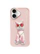 NIMMY futerał GLASSES COOL CAT do IPHONE 16 różowy