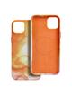 Futerał LEATHER MAG COVER kompatybilny z MagSafe do IPHONE 14 Plus orange splash