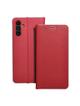 Kabura LUNA Book Carbon do SAMSUNG A13 5G / A04S czerwony