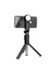 Uchwyt selfie z pilotem bezprzewodowym tripod z lusterkiem SSTR-11 czarny