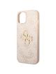 GUESS futerał do IPHONE 13 / 14 / 15 GUHCP14S4GMGPI (4G Big Metal Logo) różowy