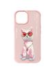 NIMMY futerał GLASSES COOL CAT do IPHONE 15 różowy