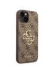 GUESS futerał do IPHONE 13 / 14 / 15 GUHCP14S4GMGBR (4G Big Metal Logo) brązowy