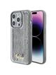 GUESS futerał do IPHONE 15 Pro GUHCP15LPSFDGSS (Sequin Script Metal) srebrny