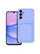 Futerał CARD CASE do SAMSUNG A15 5G / A15 4G fioletowy