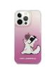 Oryginalne Etui KARL LAGERFELD Hardcase KLHCP14LCFNRCPI do iPhone 14 PRO (Choupette Eat / różowy)