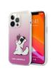 Oryginalne Etui KARL LAGERFELD Hardcase KLHCP14LCFNRCPI do iPhone 14 PRO (Choupette Eat / różowy)