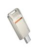 Pendrive 16GB USB 3.0 (USB C) Hoco UD17 nikiel