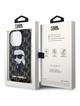 KARL LAGERFELD futerał do IPHONE 15 Pro KLHCP15LHNKMKLK (Ikonik Monogram) czarny