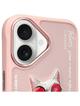 NIMMY futerał GLASSES COOL CAT do IPHONE 16 różowy