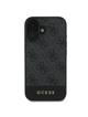 GUESS futerał do IPHONE 16 GUHCP16SG4GLGR (PC/TPU 4G PU Bottom Stripe) szary