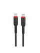 Kabel USB C do USB C Hoco 3A 60W 3 m X59 czarny