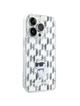 KARL LAGERFELD futerał do IPHONE 15 Pro KLHCP15LHNCMKLT (Monogram) transparentny