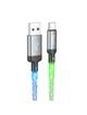 Kabel USB A do USB C Hoco 3A 1 m U112 szary
