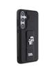 KARL LAGERFELD futerał do SAMSUNG S24 KLHCS24SGSAKCPK (GRIPSTAND SAFFIANO KC PINS) czarny