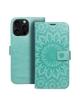 Kabura MEZZO Book do IPHONE 16 Pro Max mandala zielony