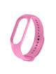 Pasek silikonowy do XIAOMI Mi Band 5 / 6 / 7 różowy (37)