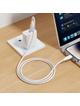 Kabel USB A do Lightning Hoco 2,4A silikonowy 1 m X124 biały
