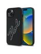 KARL LAGERFELD futerał do IPHONE 15 KLHCP15S3DRKSDLK (3D Rubber Signature) black