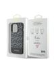 GUESS futerał do IPHONE 15 Pro kompatybilny z MagSafe GUHMP15LHGCFSEK (CUBE Stripes) czarny