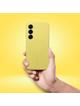 Futerał SILICONE 2mm do SAMSUNG S25 kompatybilny z MagSafe żółty