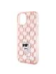 KARL LAGERFELD futerał do IPHONE 15 KLHCP15SHNCMKLP (Monogram) różowy