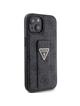 GUESS futerał do IPHONE 13 / 14 / 15 GUHCP15SPGS4TDK (Grip Stand 4G Triangle Strass) czarny