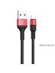 Kabel USB A do USB C Hoco 2A 1 m X26 czarno czerwony