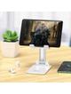 Uchwyt na telefon / tablet biurkowy składany Hoco (4,7" - 10") PH29A biały