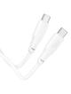 Kabel USB C do USB C Hoco 3A 100W 1 m X93 biały