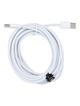 Kabel USB C do USB C PD QC3.0 3A 30W 3 m HD26 biały