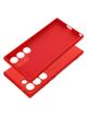 Futerał SILICONE MAG COVER kompatybilny z MagSafe do SAMSUNG S24 Ultra czerwony