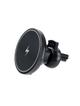 Uchwyt samochodowy magnetyczny do kratki z ładowaniem indukcyjnym kompatybilny z MagSafe 15W D7 czarny