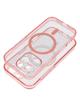 Futerał do Samsung S26 (camera protection) Clear Mag Cover zgodny z MagSafe pink glitter