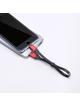 BASEUS kabel USB A do Lightning 2A Nimble CALMBJ-B91 0,23 m czarno czerwony