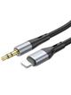 Kabel AUX Jack 3,5 mm do Lightning Hoco 1 m UPA22 czarny